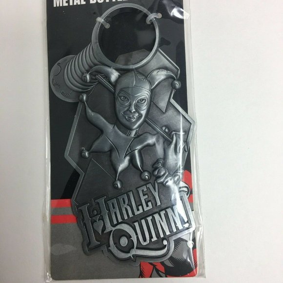 Harley Quinn Metal Bottle Opener DC Comics Batman 5" Villains Superhero Icup New - Picture 8 of 11